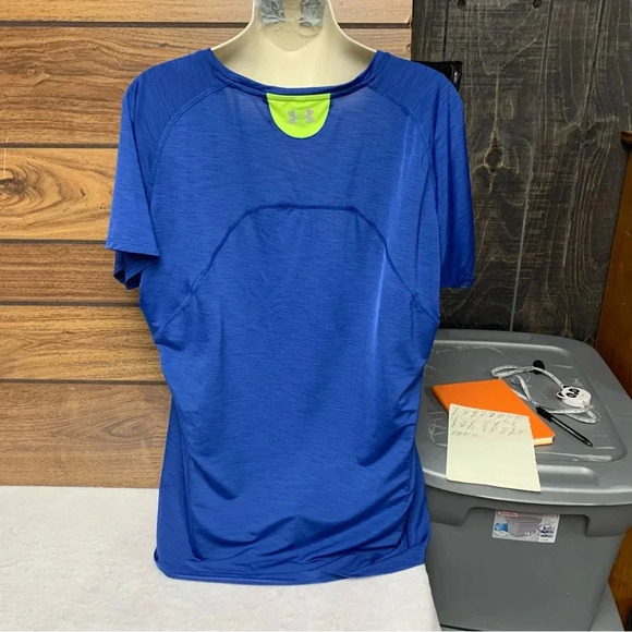 Under Armour blue tee shirt size XL heatgear - Picture 2 of 8